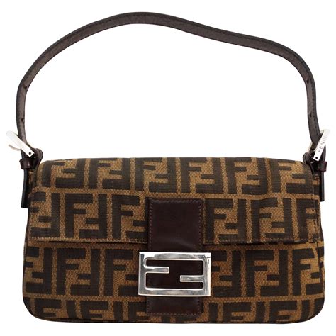 fendi shearling logo baguette|fendi baguette monogram.